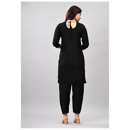Charvi Pretty Women Back Less  Kurta Sets