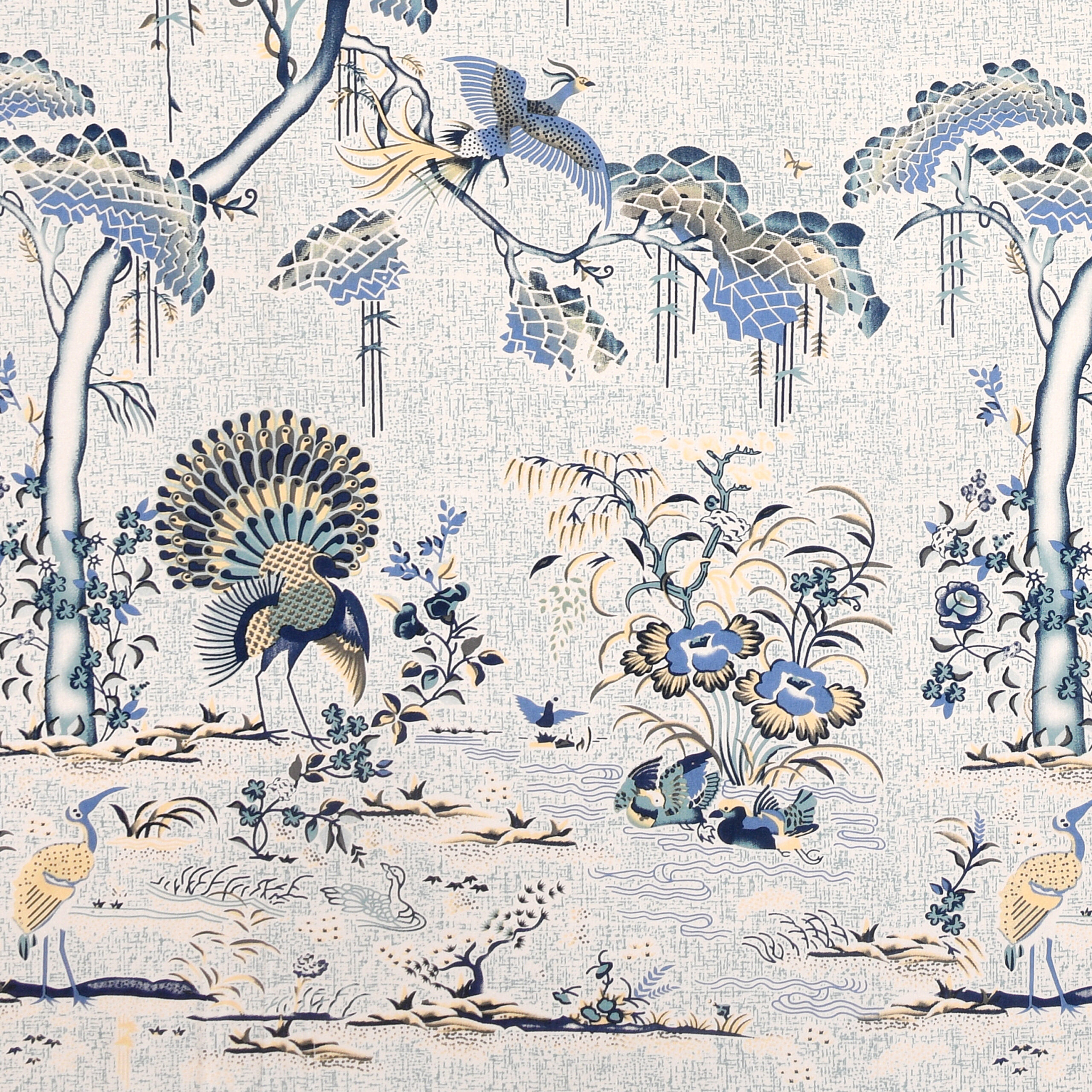 Green And Beige Block Print Cotton Double Bedsheet | CastileIndia - Image 5