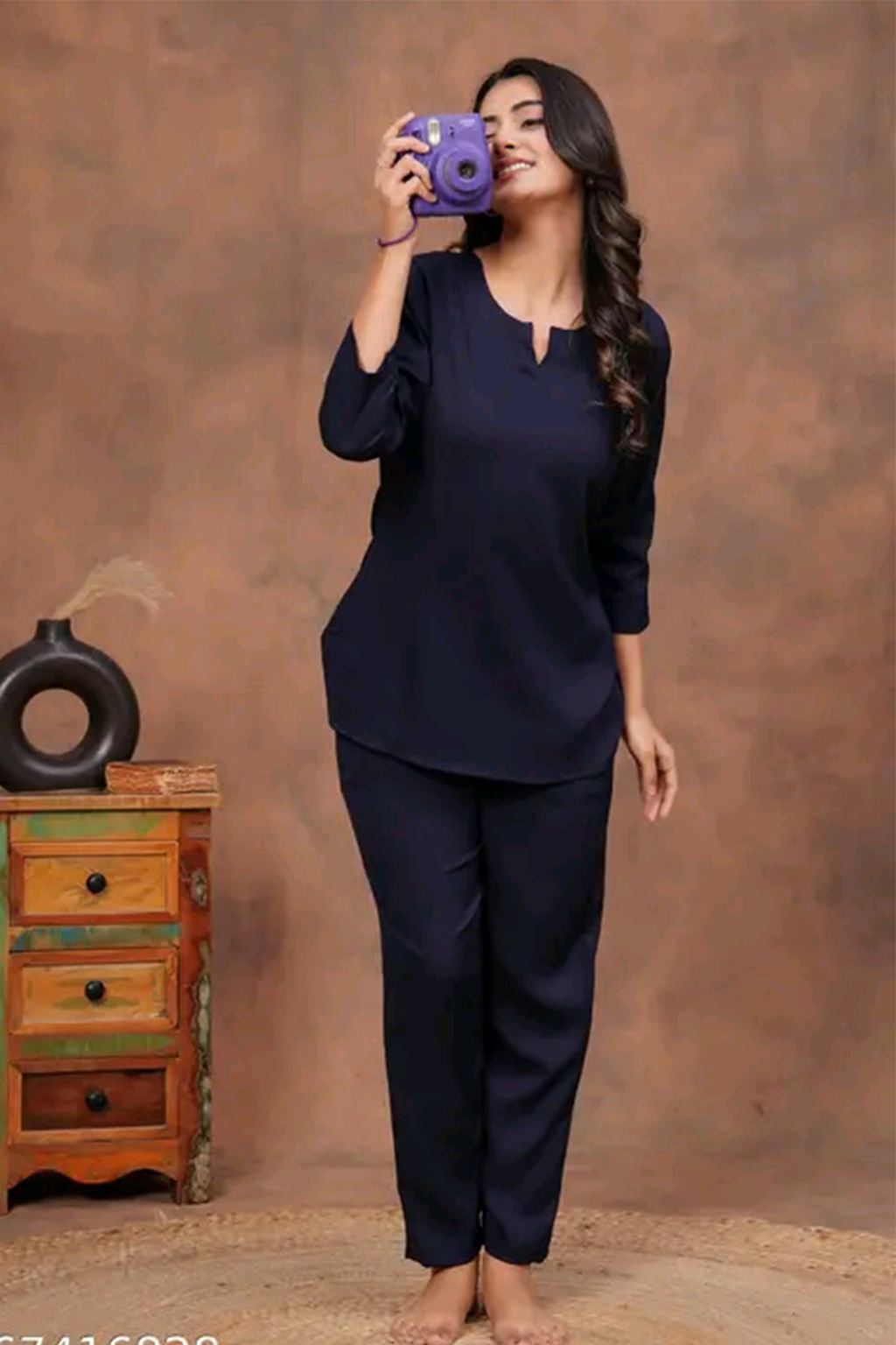 Royal Blue Relax Fit Cord Set